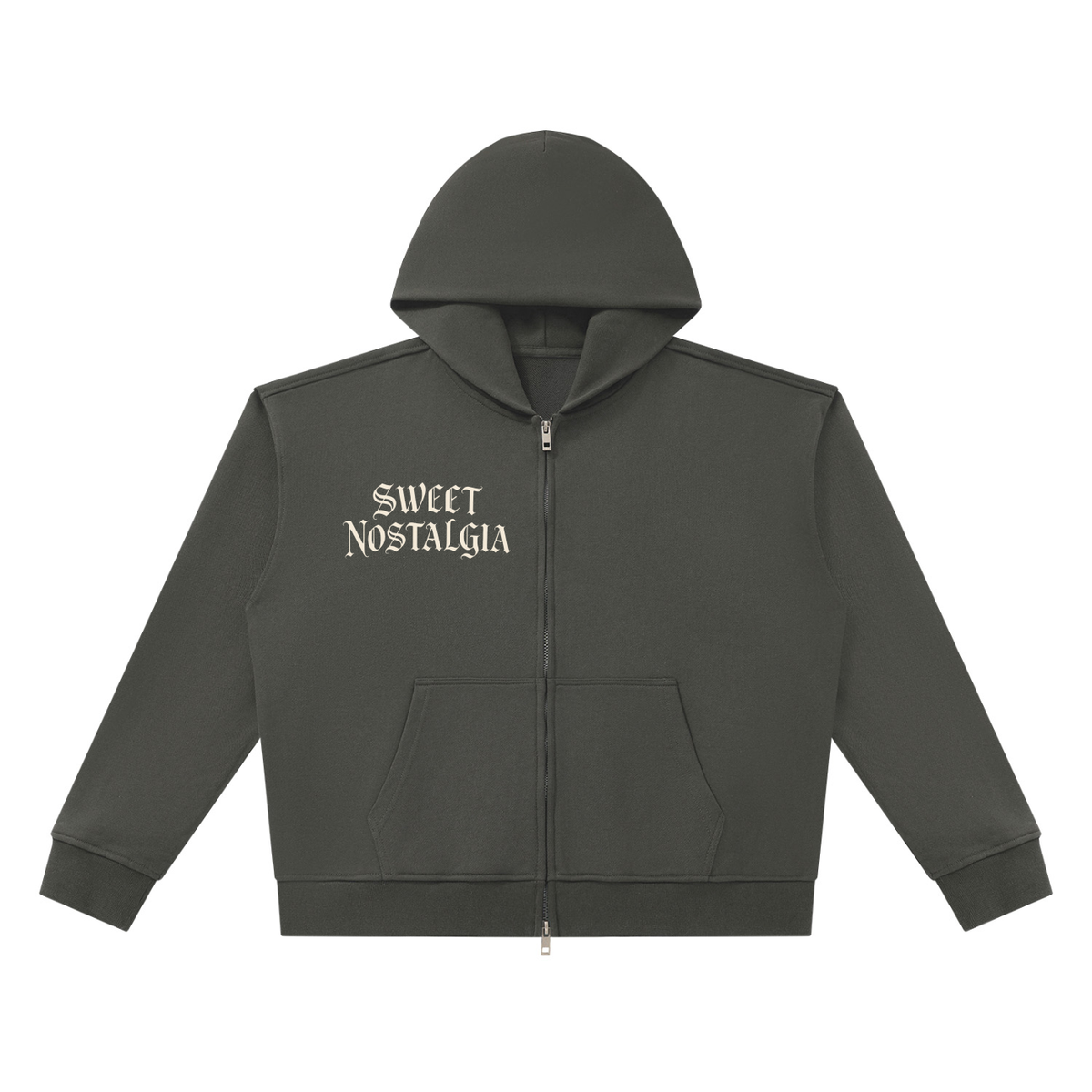 Unisex CACTUS Heavyweight Full Zip Boxy Hoodie