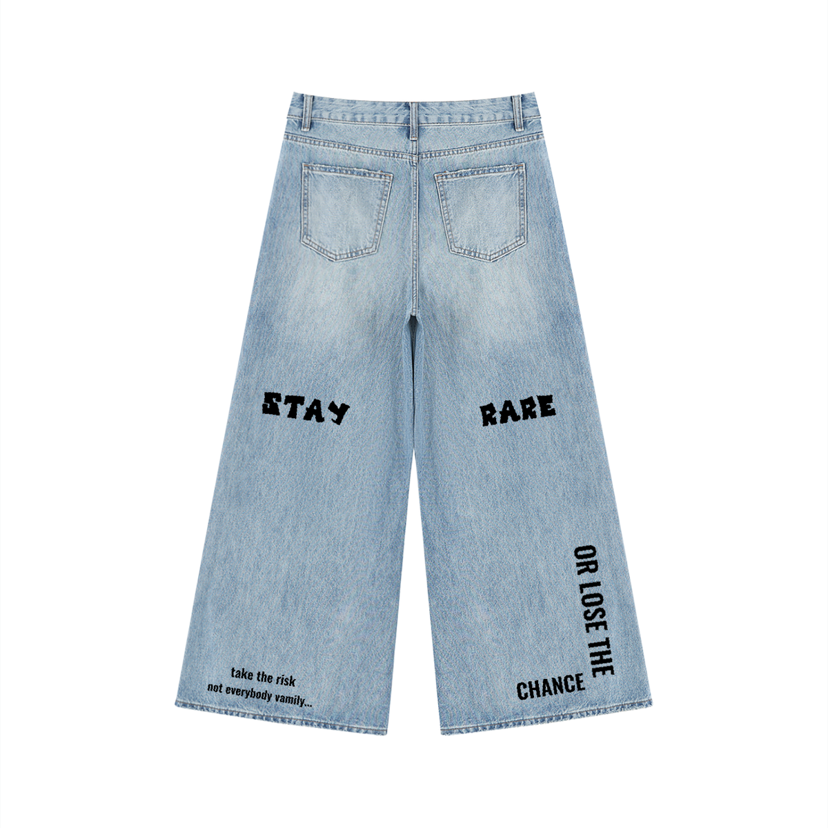 SWEET NOSTALGIA VOL 2 (Women's)  Jeans [Vintage Wash Distressed Wide Leg]
