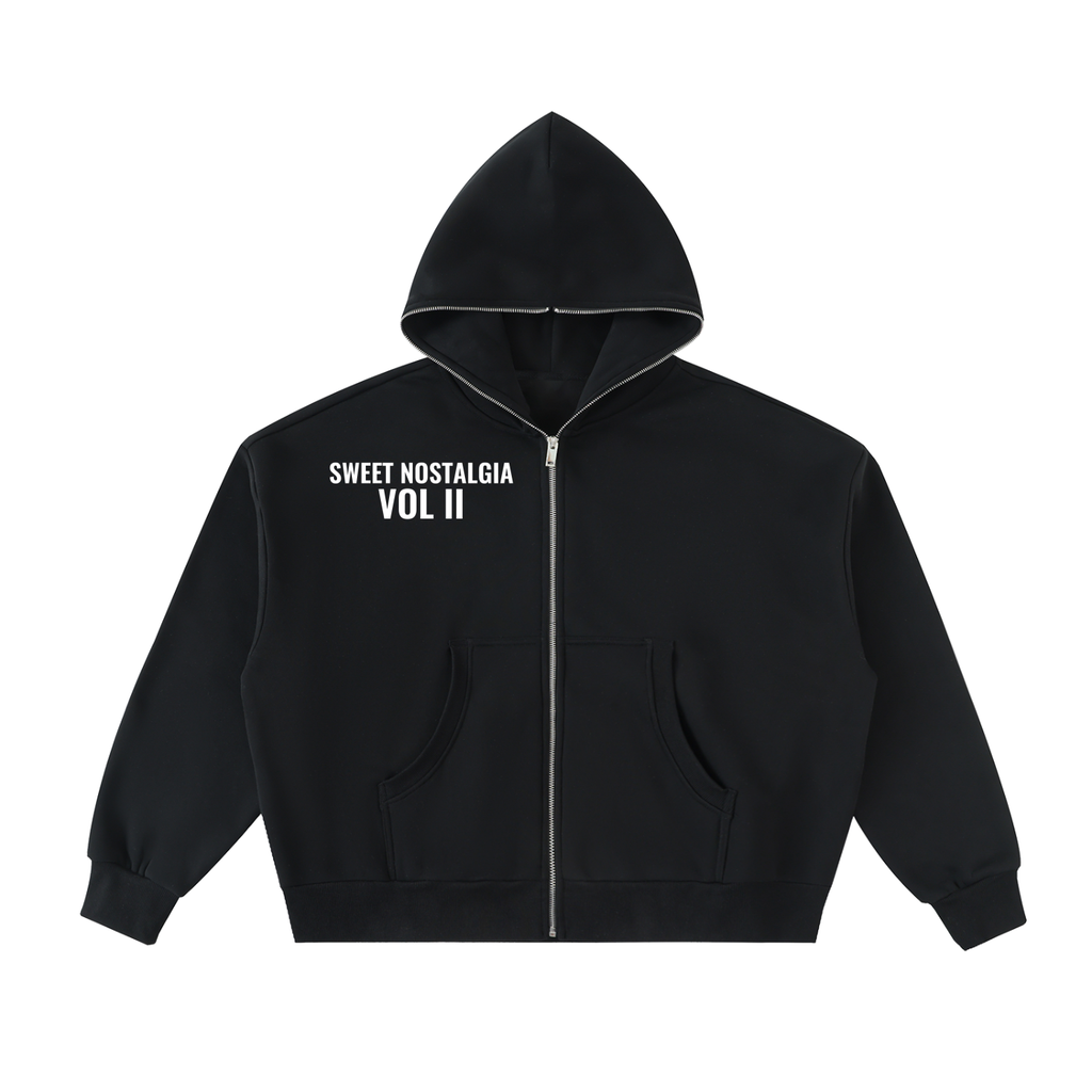 SWEET NOSTALGIA VOL 2 Hoodie (Fleeced Full-Zip Boxy)