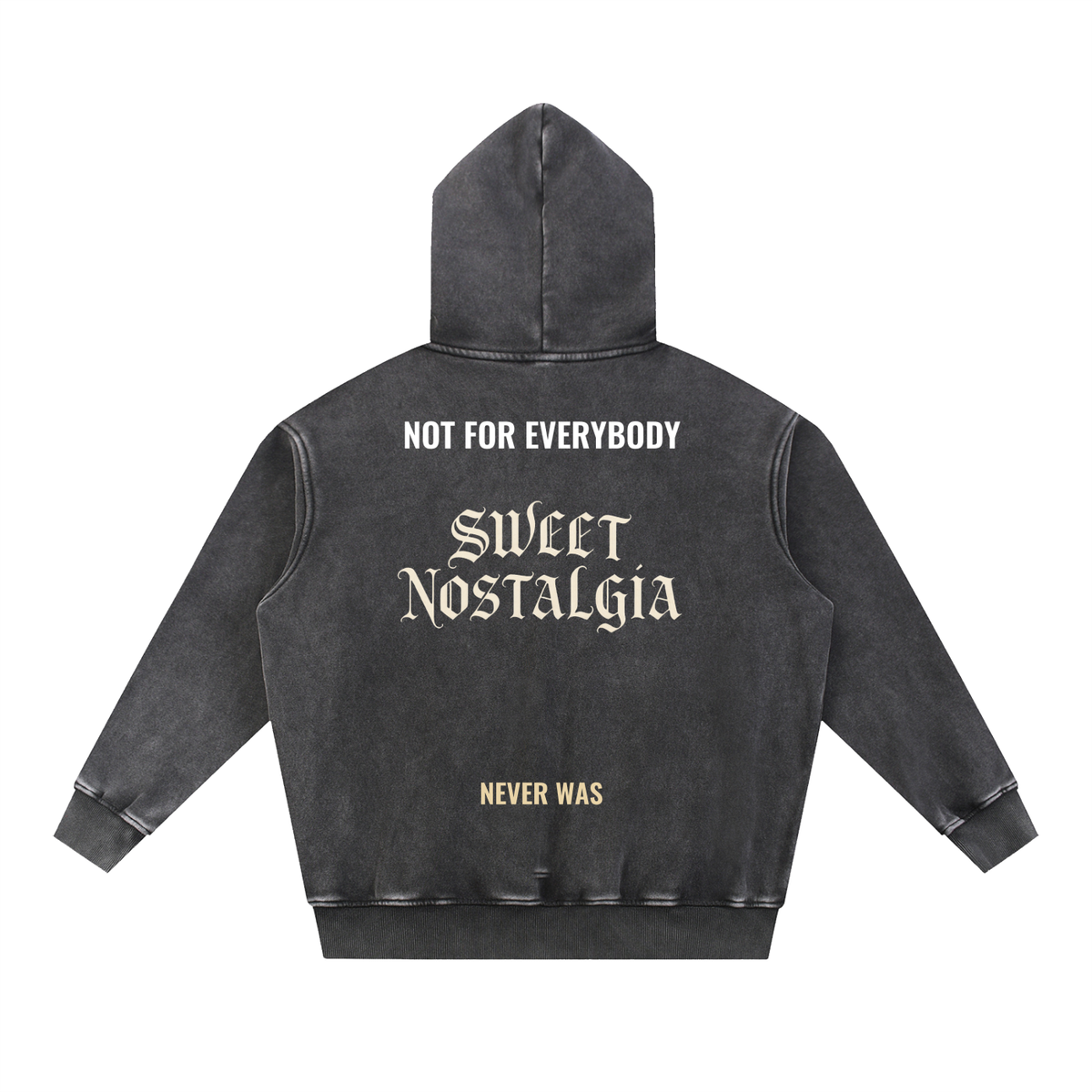 MVNCH Snow Wash Fleece Oversize Hoodie