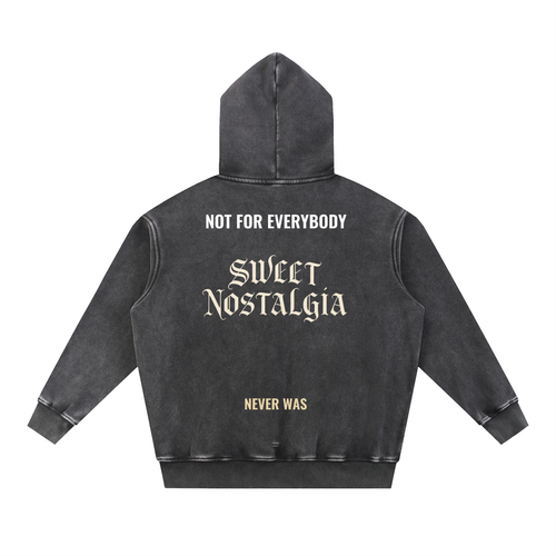 MVNCH Snow Wash Fleece Oversize Hoodie