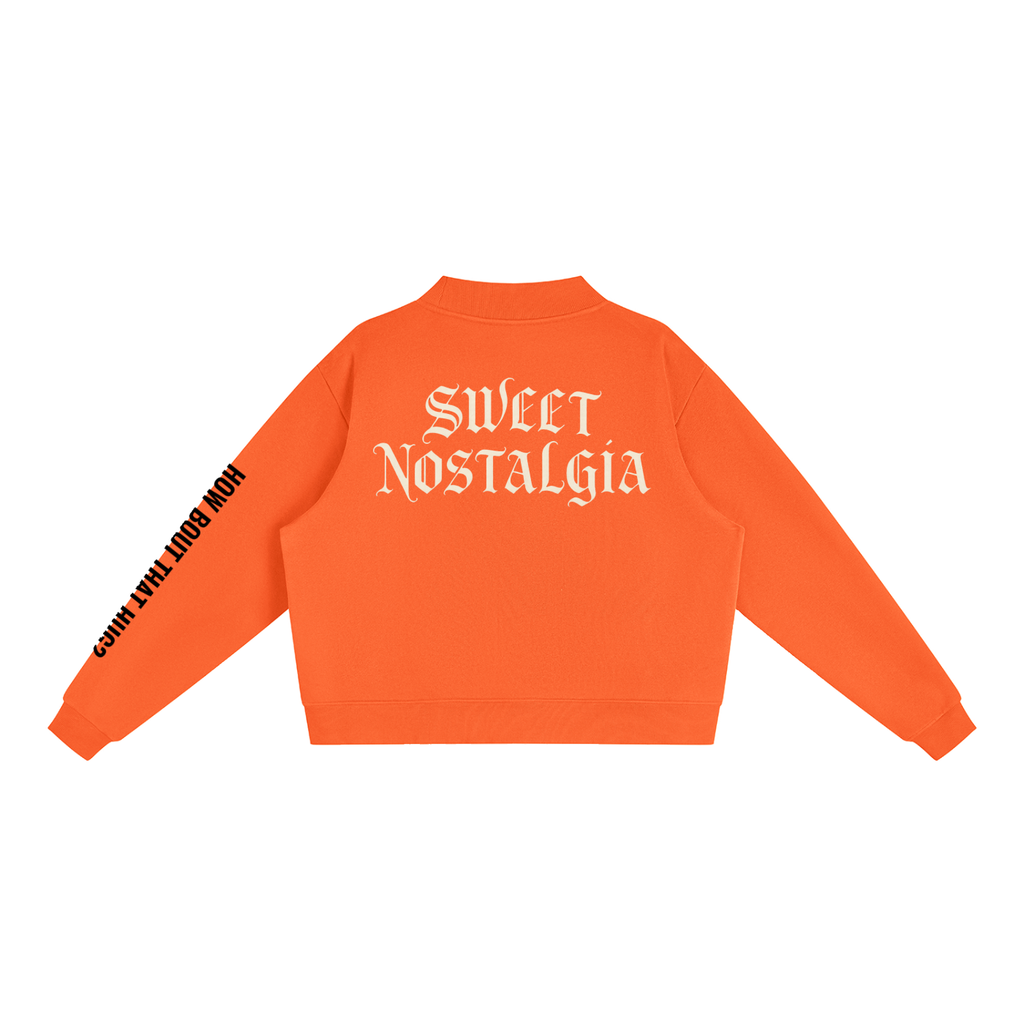 MVNCH Fleece Mock-Neck Crew Sweatshirt