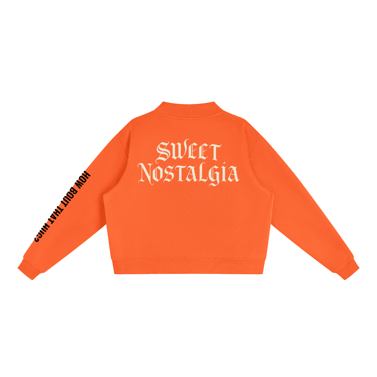MVNCH Fleece Mock-Neck Crew Sweatshirt
