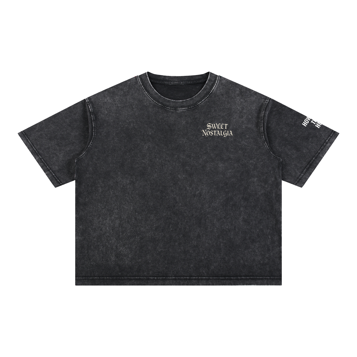 MVNCH Mineral Wash Boxy Cotton T-Shirt