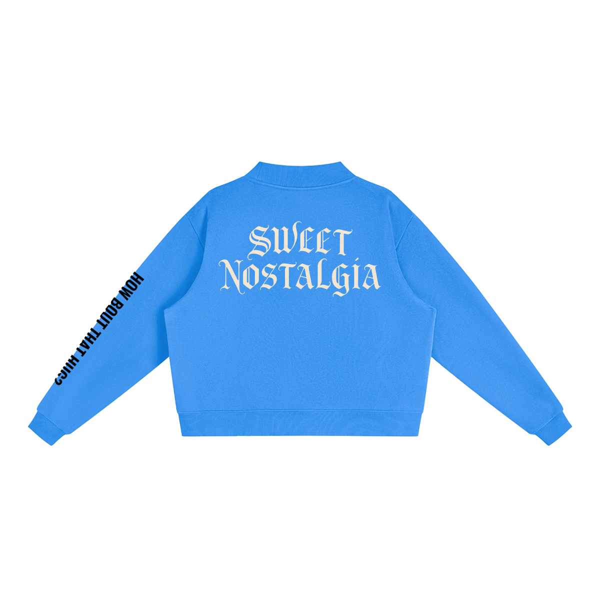 MVNCH Fleece Mock-Neck Crew Sweatshirt